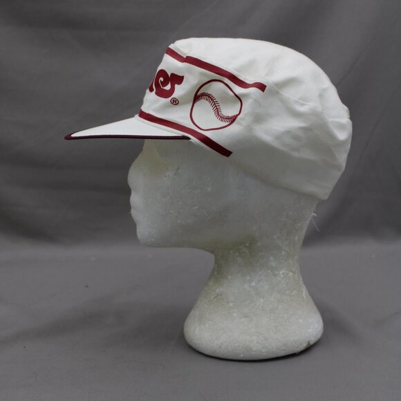 COPY - Philadelphia Phillies Hat (VTG) - 1980s Painter Cap by AJD - Adult Stret… - Picture 4 of 9